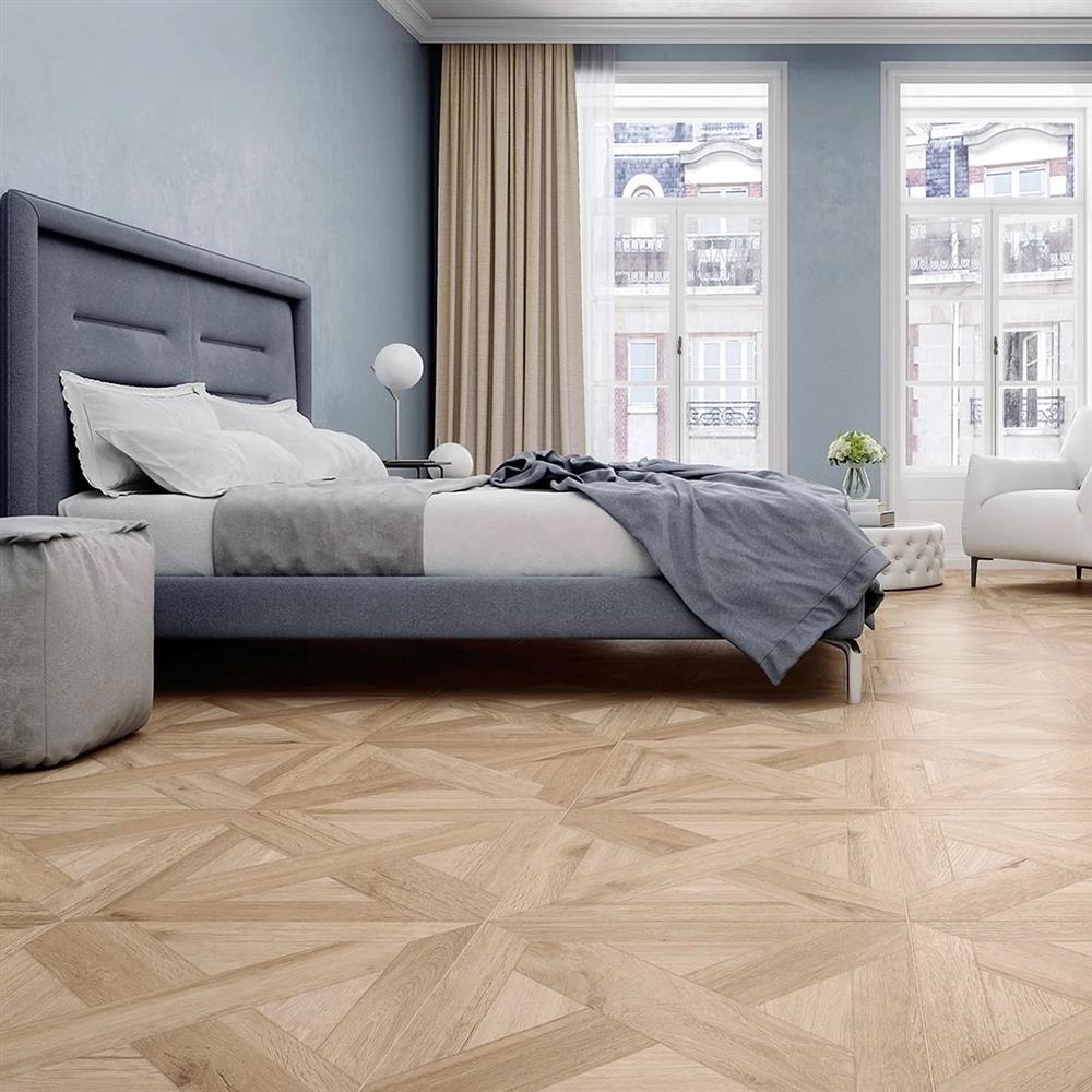 Horsham oak-effect porcelain floor tiles